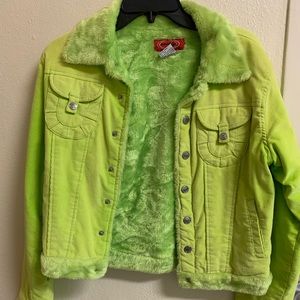 Milly Jeans green unisex jacket